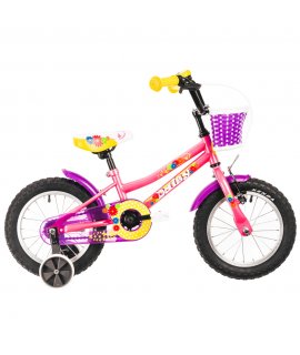 Detský bicykel DHS Daisy 1402 14" - model 2022 - Pink